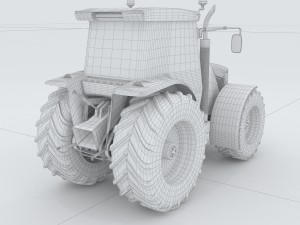 vehicles - tractor 3D 模型