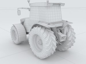 vehicles - tractor 3D 模型