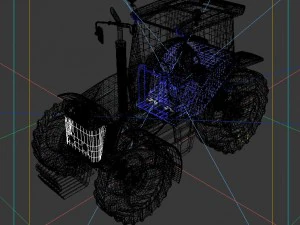vehicles - tractor 3D Model