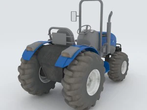 vehicles - tractor 02 3D Model