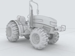vehicles - tractor 02 3D Model
