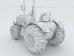 vehicles - tractor 02 3D Model