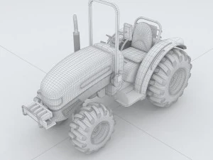 vehicles - tractor 02 3D Model