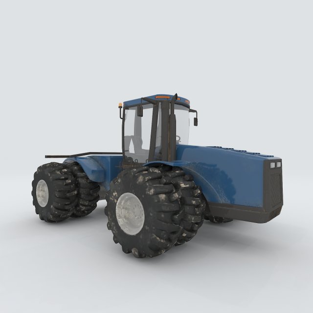 vehicles - tractor 03 Model 3D .c4d .max .obj .3ds .fbx .stl .blend 