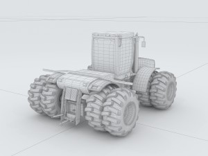 vehicles - tractor 03 Model 3D