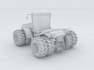 vehicles - tractor 03 Model 3D