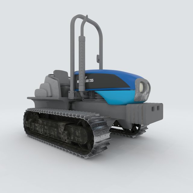 vehicles - tractor 04 3D मॉडल .c4d .max .obj .3ds .fbx .stl .blend 