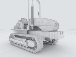 vehicles - tractor 04 3D मॉडल