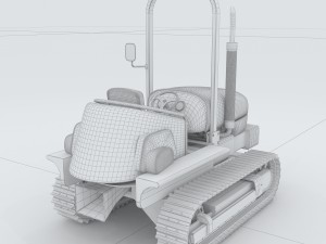 vehicles - tractor 04 3D मॉडल