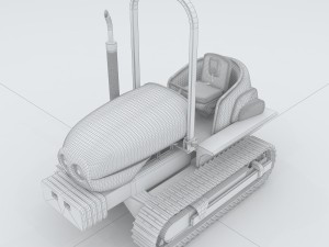 vehicles - tractor 04 3D मॉडल