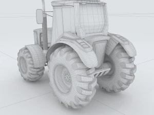 vehicles - tractor 09 3D Model