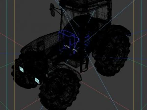 vehicles - tractor 09 3D Model