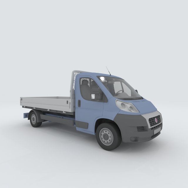 vehicles - trucks Model 3D .c4d .max .obj .3ds .fbx .stl .blend 