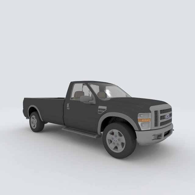 vehicles - trucks 02 3D Model .c4d .max .obj .3ds .fbx .stl .blend 