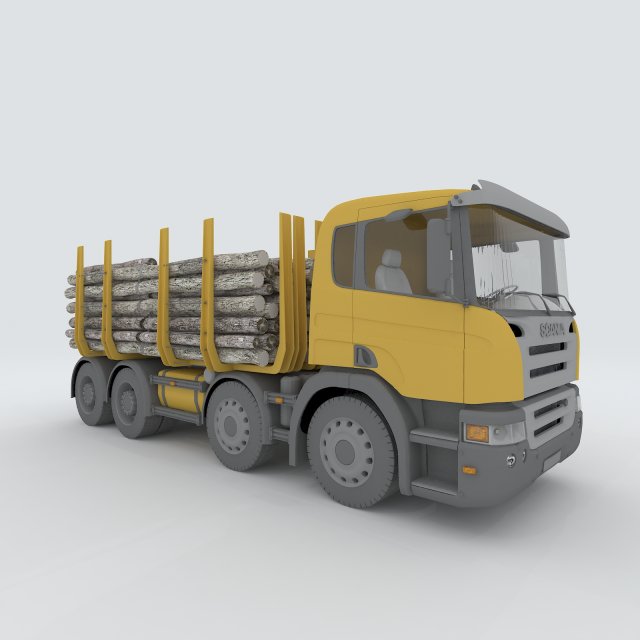 vehicles - trucks 03 Model 3D .c4d .max .obj .3ds .fbx .stl .blend