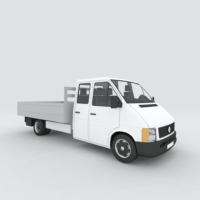 vehicles - trucks 08 3D Model .c4d .max .obj .3ds .fbx .stl .blend 