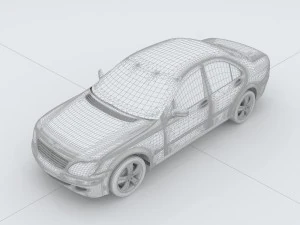 vehicles - mercedes-benz bmw volkswagen audi car 87 3D Model