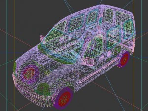 vehicles - mercedes-benz bmw volkswagen audi car 112 3D Model