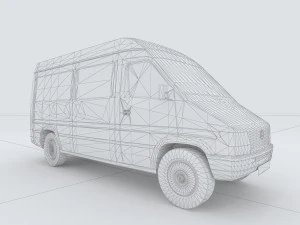 vehicles - mercedes-benz bmw volkswagen audi car 113 3D Model