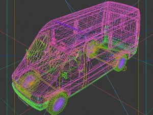 vehicles - mercedes-benz bmw volkswagen audi car 113 3D Model
