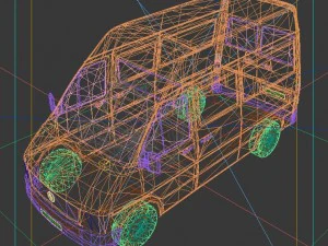 vehicles - mercedes-benz bmw volkswagen audi car 115 3D Model