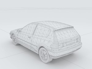 vehicles - mercedes-benz bmw volkswagen audi car 116 3D Model