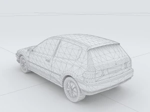 vehicles - mercedes-benz bmw volkswagen audi car 116 3D Model