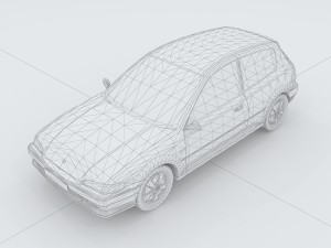 vehicles - mercedes-benz bmw volkswagen audi car 116 3D Model