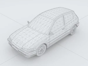 vehicles - mercedes-benz bmw volkswagen audi car 116 3D Model