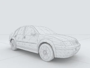 vehicles - mercedes-benz bmw volkswagen audi car 117 3D Model