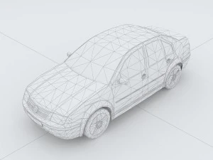 vehicles - mercedes-benz bmw volkswagen audi car 117 3D Model
