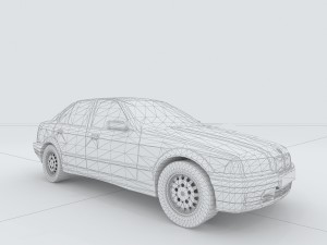vehicles - mercedes-benz bmw volkswagen audi car 119 3D Model