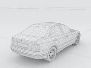 vehicles - mercedes-benz bmw volkswagen audi car 119 3D Model