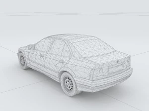 vehicles - mercedes-benz bmw volkswagen audi car 119 3D Model
