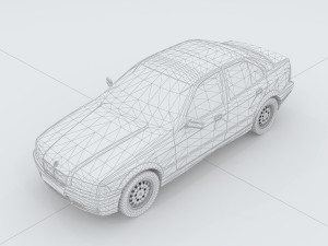 vehicles - mercedes-benz bmw volkswagen audi car 119 3D Model