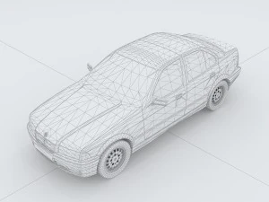 vehicles - mercedes-benz bmw volkswagen audi car 119 3D Model