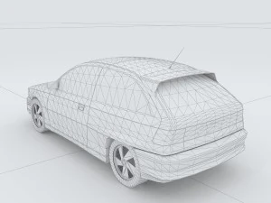 vehicles - mercedes-benz bmw volkswagen audi car 120 3D Model