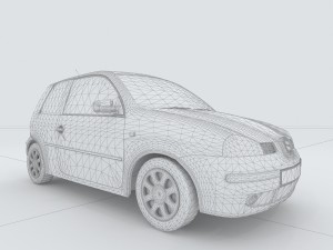 vehicles - mercedes-benz bmw volkswagen audi car 121 3D Model