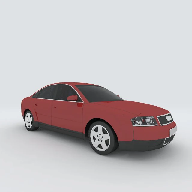 vehicles - mercedes-benz bmw volkswagen audi car 124 3D Model .c4d .max .obj .3ds .fbx .stl .blend