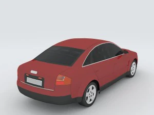 vehicles - mercedes-benz bmw volkswagen audi car 124 3D Model