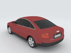 vehicles - mercedes-benz bmw volkswagen audi car 124 3D Model