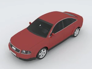 vehicles - mercedes-benz bmw volkswagen audi car 124 3D Model