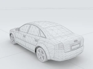 vehicles - mercedes-benz bmw volkswagen audi car 124 3D Model