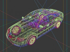 vehicles - mercedes-benz bmw volkswagen audi car 124 3D Model