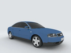 araçlar - mercedes-benz bmw volkswagen audi araba 125 3D Model