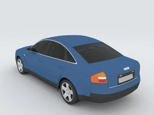 vehicles - mercedes-benz bmw volkswagen audi car 125 3D Model