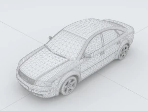 vehicles - mercedes-benz bmw volkswagen audi car 125 3D Model