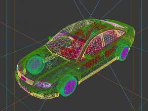 vehicles - mercedes-benz bmw volkswagen audi car 125 3D Model