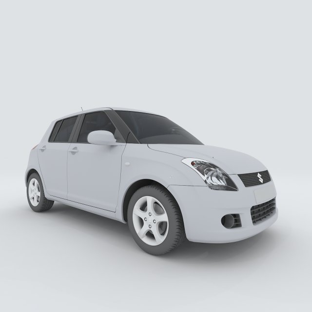 vehicles - mercedes-benz bmw volkswagen audi car 126 3D Model .c4d .max .obj .3ds .fbx .stl .blend 