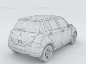 vehicles - mercedes-benz bmw volkswagen audi car 126 3D Model